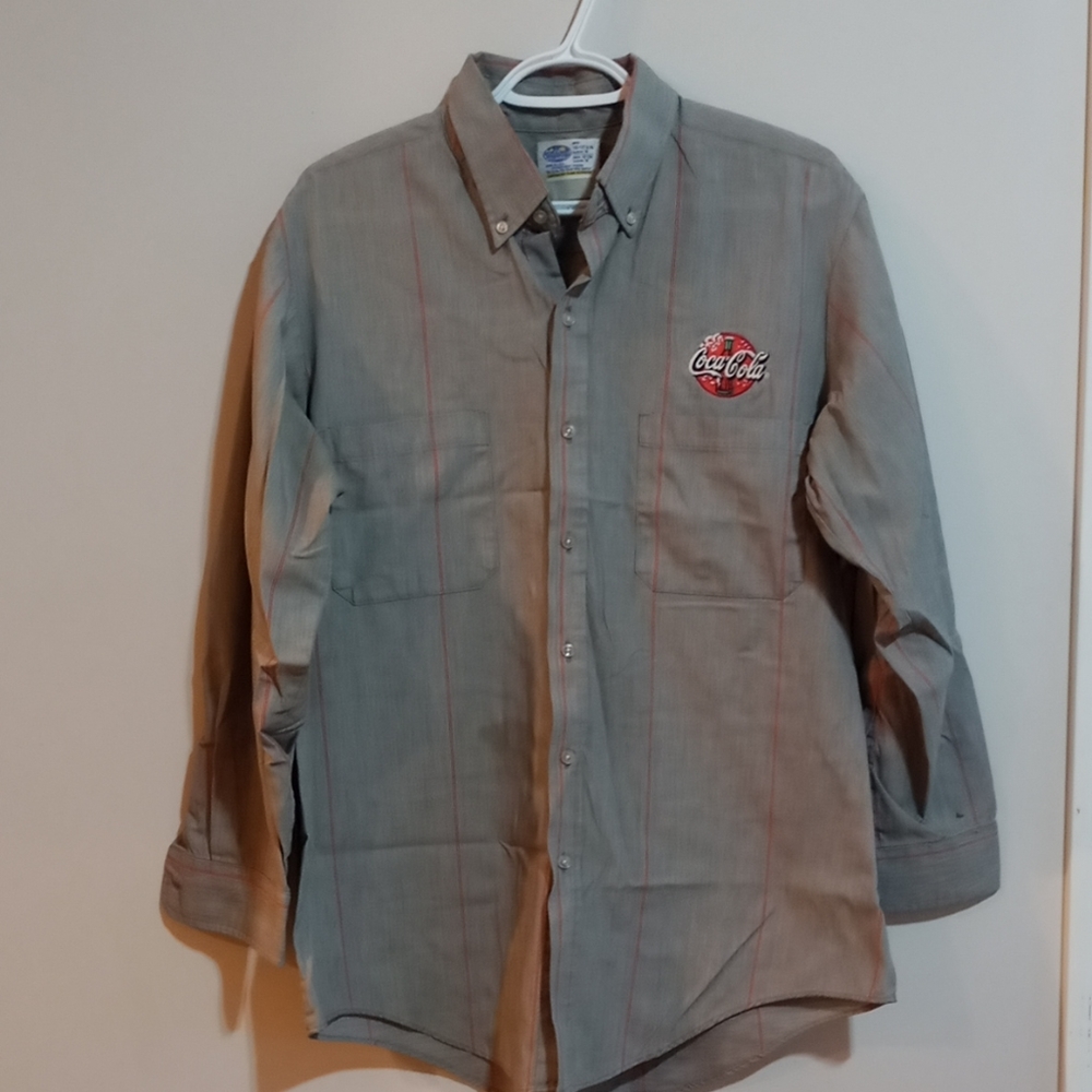 Vintage Coca-Cola Long sleeve button shirt